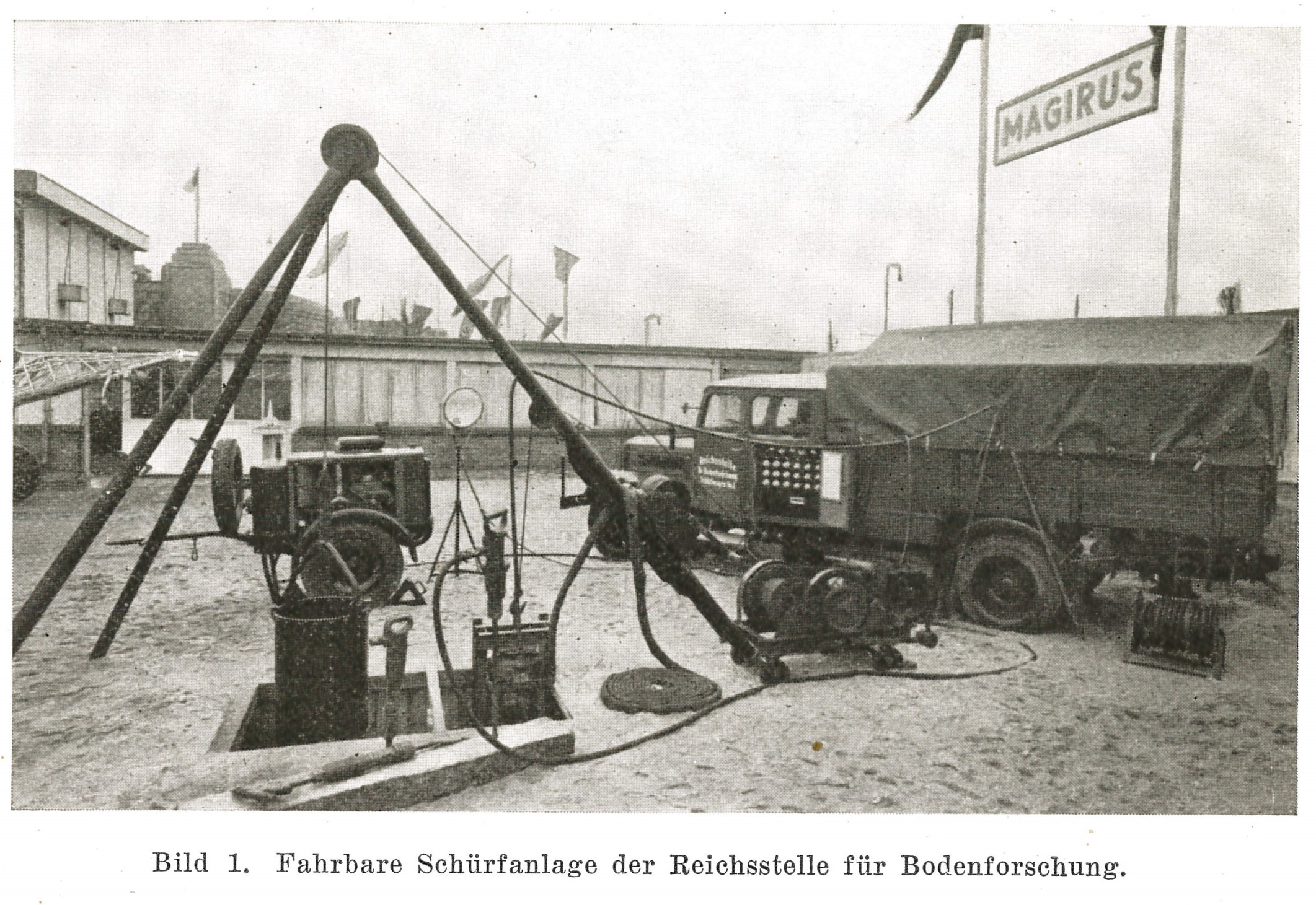 Schürfanlage der Reichsstelle für Bodenforschung