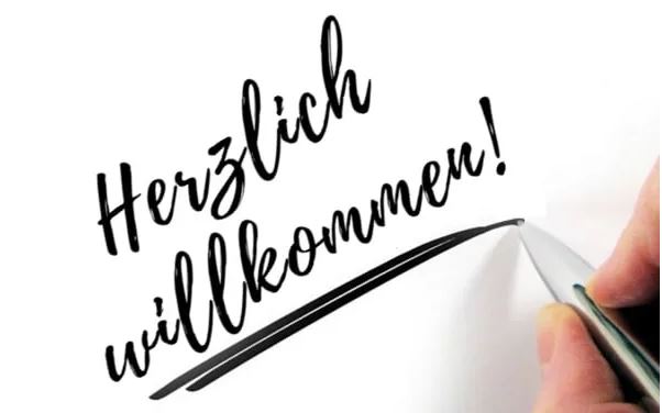 Willkommen Herzlich willkommen